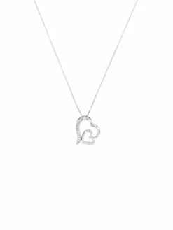 amor Schmuck*Damen Kette mit Anhänger silber uni