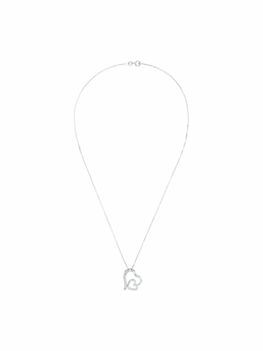 amor Schmuck*Damen Kette mit Anhänger silber uni