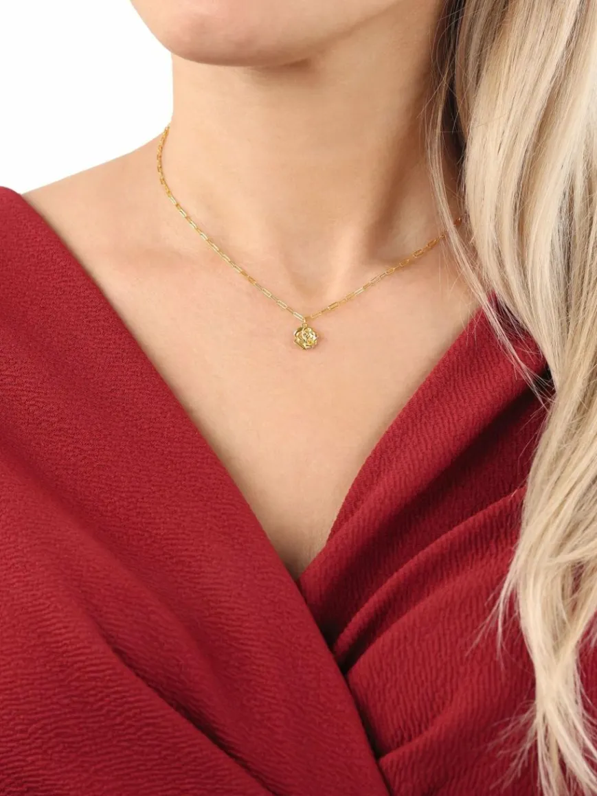 NOELANI Schmuck*Damen Kette mit Anhänger gold uni