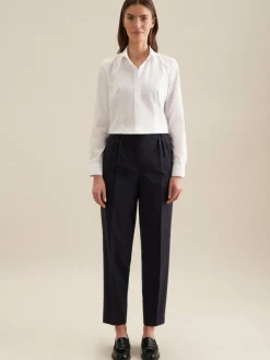 Seidensticker Blusen*Damen Klassische Bluse - Uni weiß uni