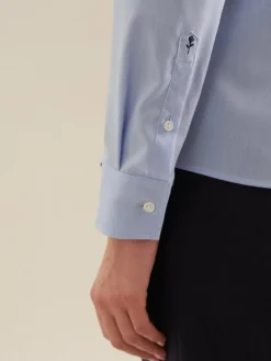 Seidensticker Blusen*Damen Klassische Bluse - Uni blau uni