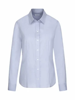 Seidensticker Blusen*Damen Klassische Bluse - Uni blau uni