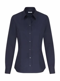 Seidensticker Blusen*Damen Klassische Bluse - Uni blau uni