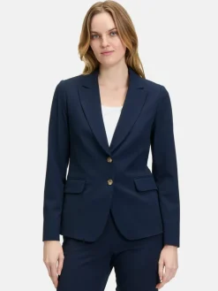 Betty & Co Blazer*Damen Klassischer Blazer marine royal uni