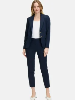 Betty & Co Blazer*Damen Klassischer Blazer marine royal uni