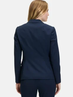 Betty & Co Blazer*Damen Klassischer Blazer marine royal uni
