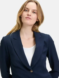 Betty & Co Blazer*Damen Klassischer Blazer marine royal uni