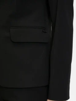 Betty & Co Blazer*Damen Klassischer Blazer schwarz uni