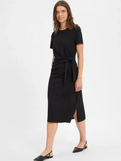 s.Oliver Kleider*Damen Kleid schwarz uni