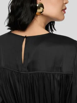 Marc Cain Kleider*Damen Kleid schwarz uni