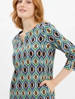 Cartoon Kleider*Damen Kleid mehrfarbig gemustert