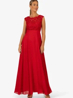 Kraimod Kleider*Damen Kleid rot uni