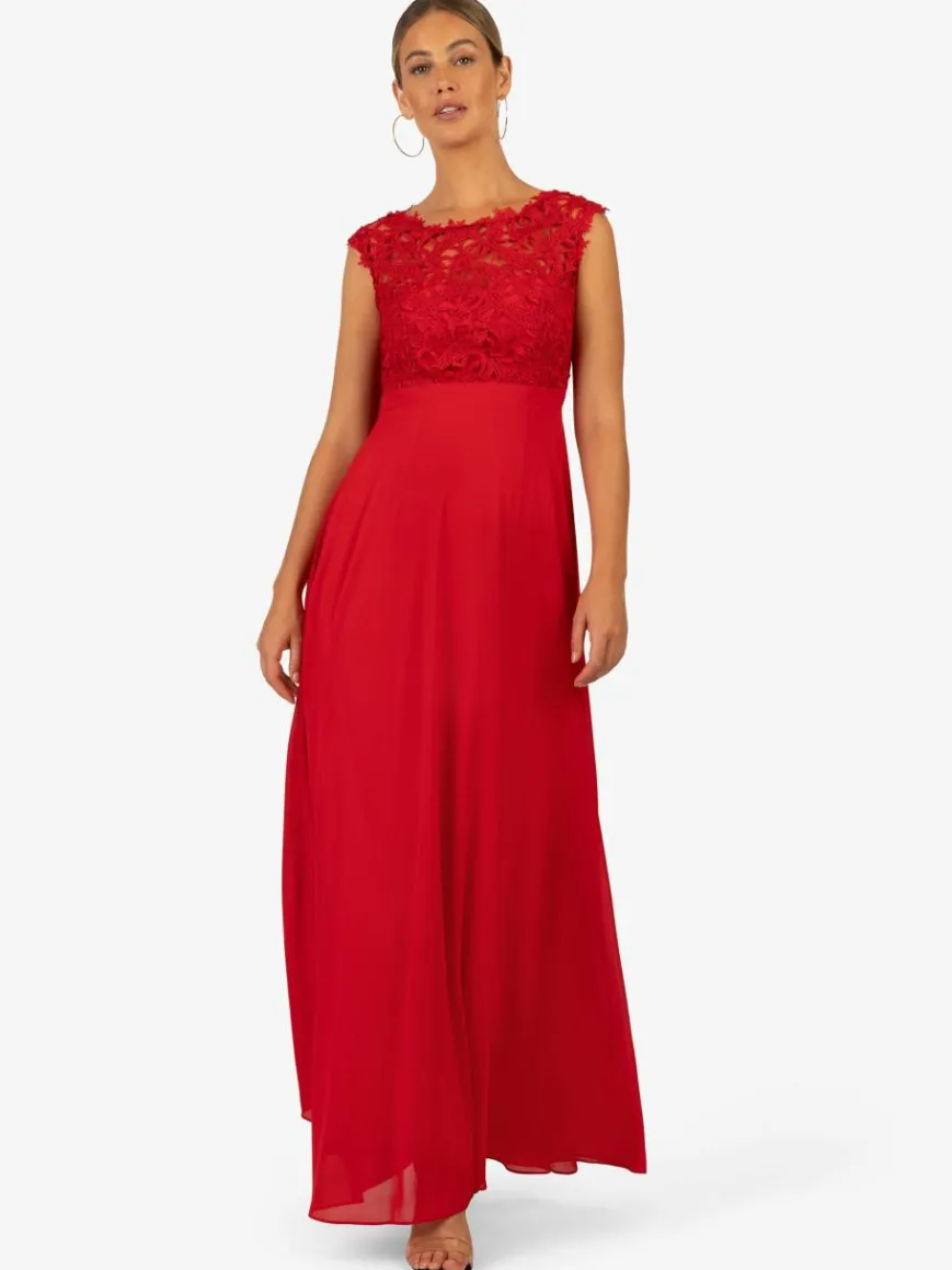 Kraimod Kleider*Damen Kleid rot uni