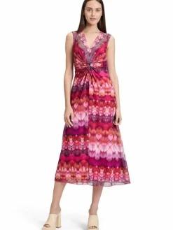 Cartoon Kleider*Damen Kleid pink rosa gemustert