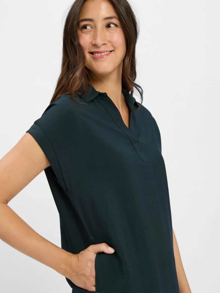 Street One Kleider*Damen Kleid tanne uni