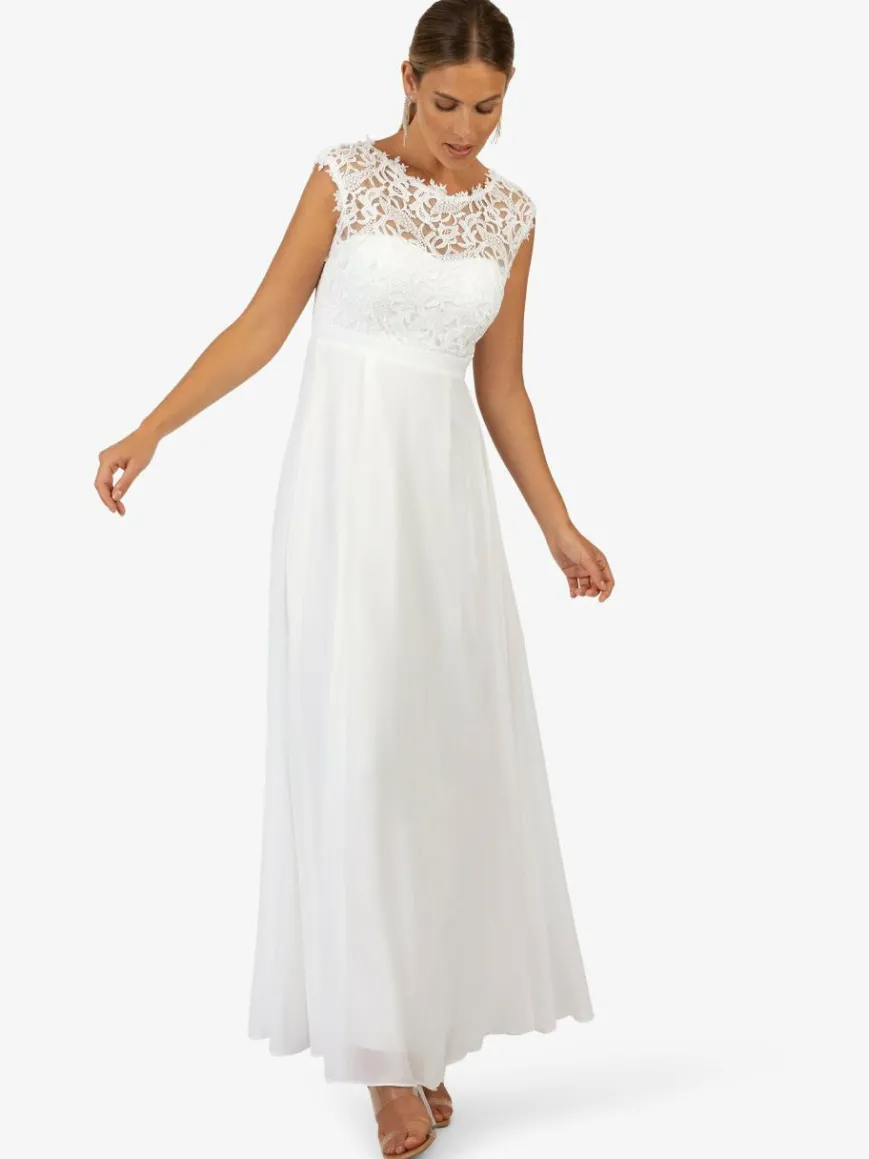 Kraimod Kleider*Damen Kleid weiß uni