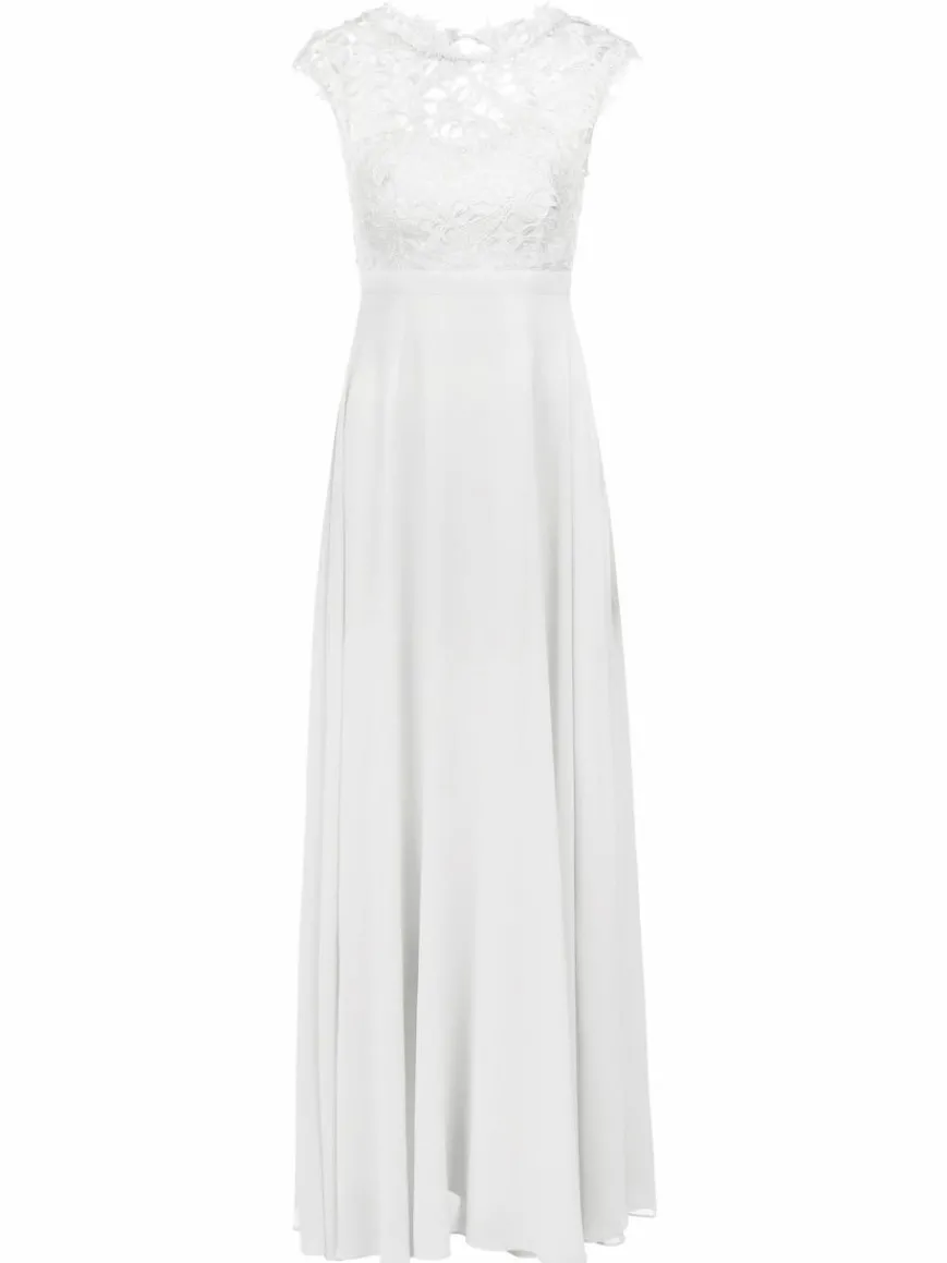 Kraimod Kleider*Damen Kleid weiß uni