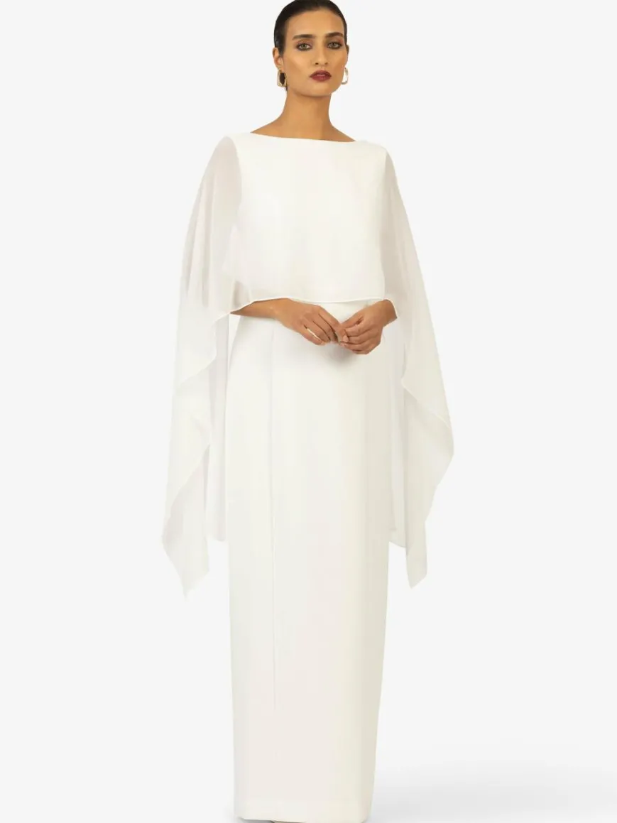 Kraimod Kleider*Damen Kleid weiß uni