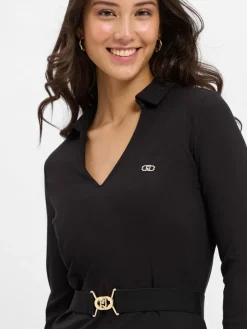 Liu Jo Collection Kleider*Damen Kleid schwarz uni