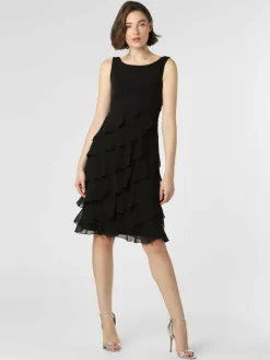 Swing Kleider*Damen Kleid schwarz uni
