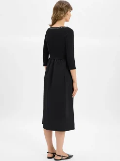 zero Kleider*Damen Kleid schwarz uni