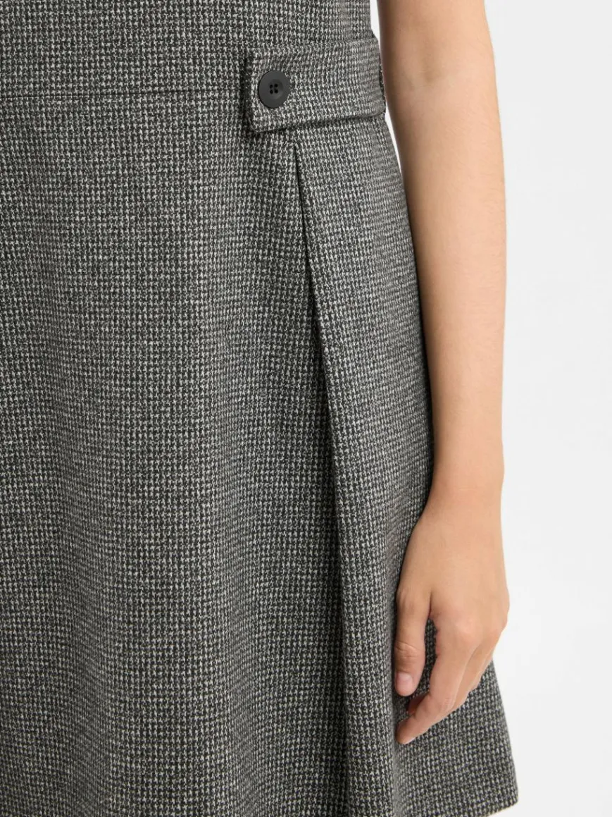 Weekend Max Mara Kleider*Damen Kleid - Riad schwarz hellgrau kariert