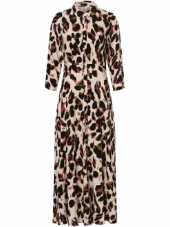 Y.A.S Kleider*Damen Kleid - YASSavanna sand rosenholz gemustert