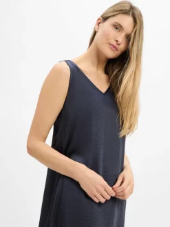 Robe Légère Kleider*Damen Kleid-Pullover-Set mit Mohair-Anteil marine uni