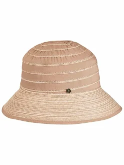 Loevenich Mützen & Hüte*Damen Kopfbedeckung weiß gestreift