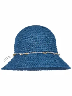 Loevenich Mützen & Hüte*Damen Kopfbedeckung blau uni