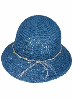 Loevenich Mützen & Hüte*Damen Kopfbedeckung blau uni