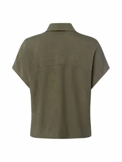 Opus Blusen*Damen Kurzarmbluse - Fasinga khaki uni