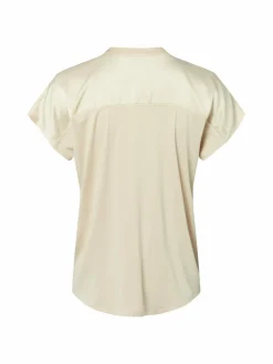 Someday Blusen*Damen Kurzarmbluse - Koralie sand uni