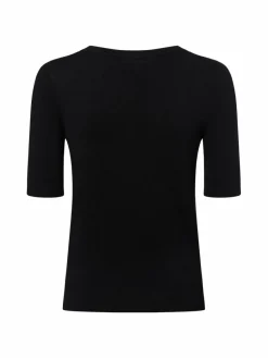 Marie Lund Pullover & Strickjacken|Shirts & Tops*Damen Kurzarmpullover schwarz uni
