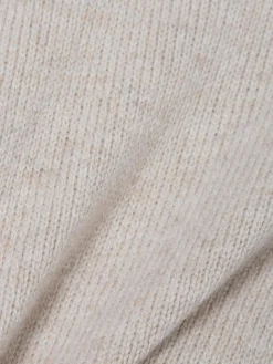 comma Pullover & Strickjacken*Damen Kurzarm-Pullover beige meliert