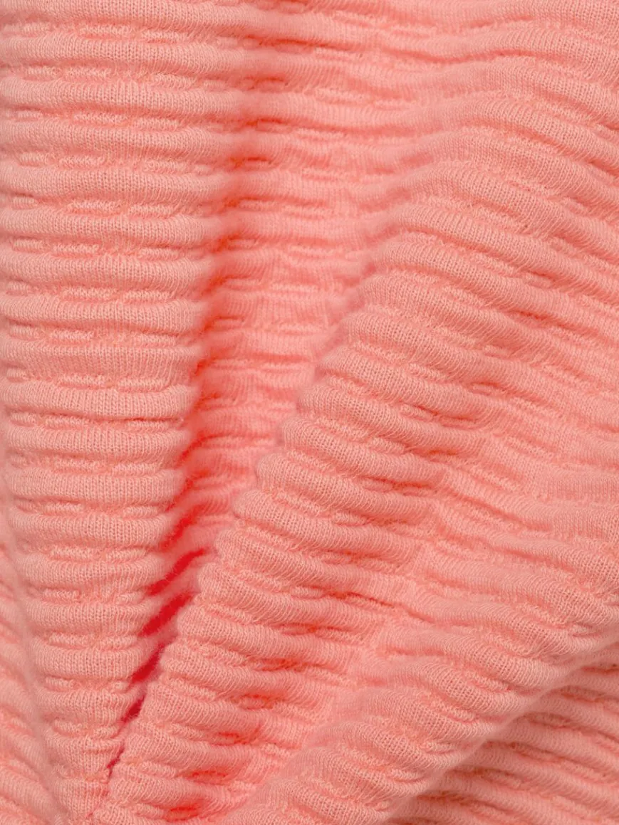 Opus Sweatshirts & Sweatjacken*Damen Kurzarmpullover - Gandro aprikot strukturiert