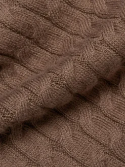 Tommy Hilfiger Pullover & Strickjacken*Damen Kurzarm-Strickjacke taupe uni