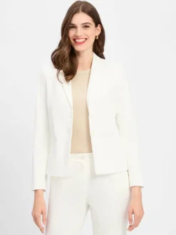 Marie Lund Blazer*Damen Kurzblazer ecru uni