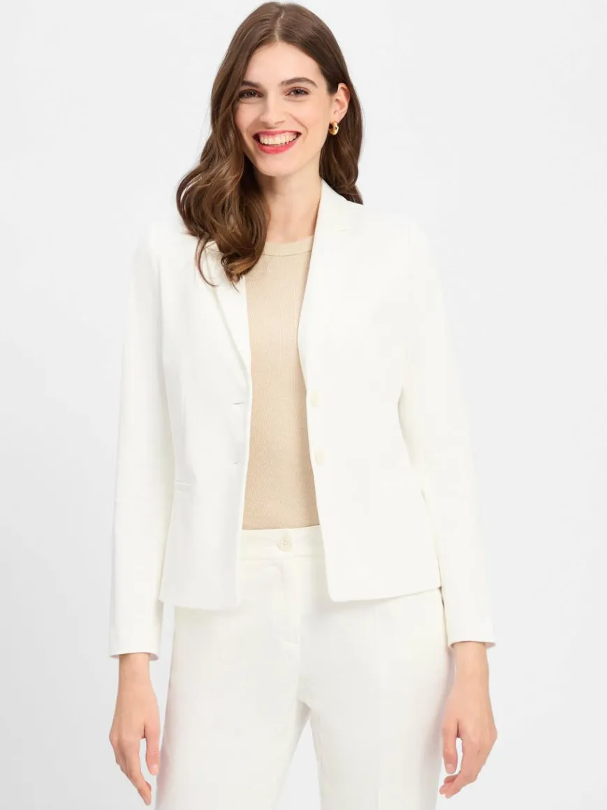 Marie Lund Blazer*Damen Kurzblazer ecru uni