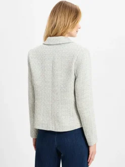 Marie Lund Collection Blazer*Damen Kurzblazer ecru meliert