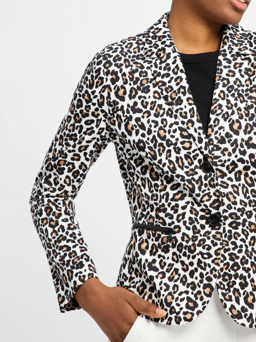 Betty Barclay Blazer*Damen Kurzblazer weiß schwarz gemustert