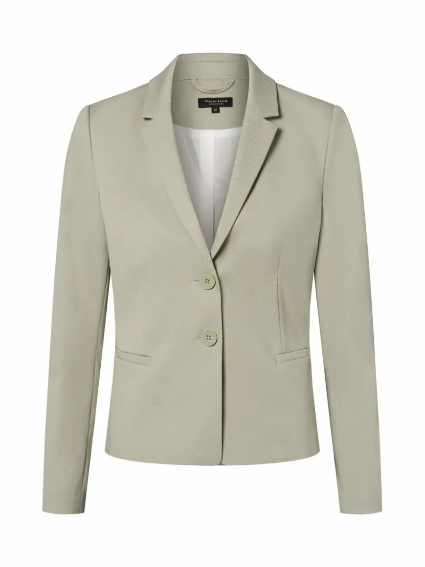 Marie Lund Blazer*Damen Kurzblazer lind uni