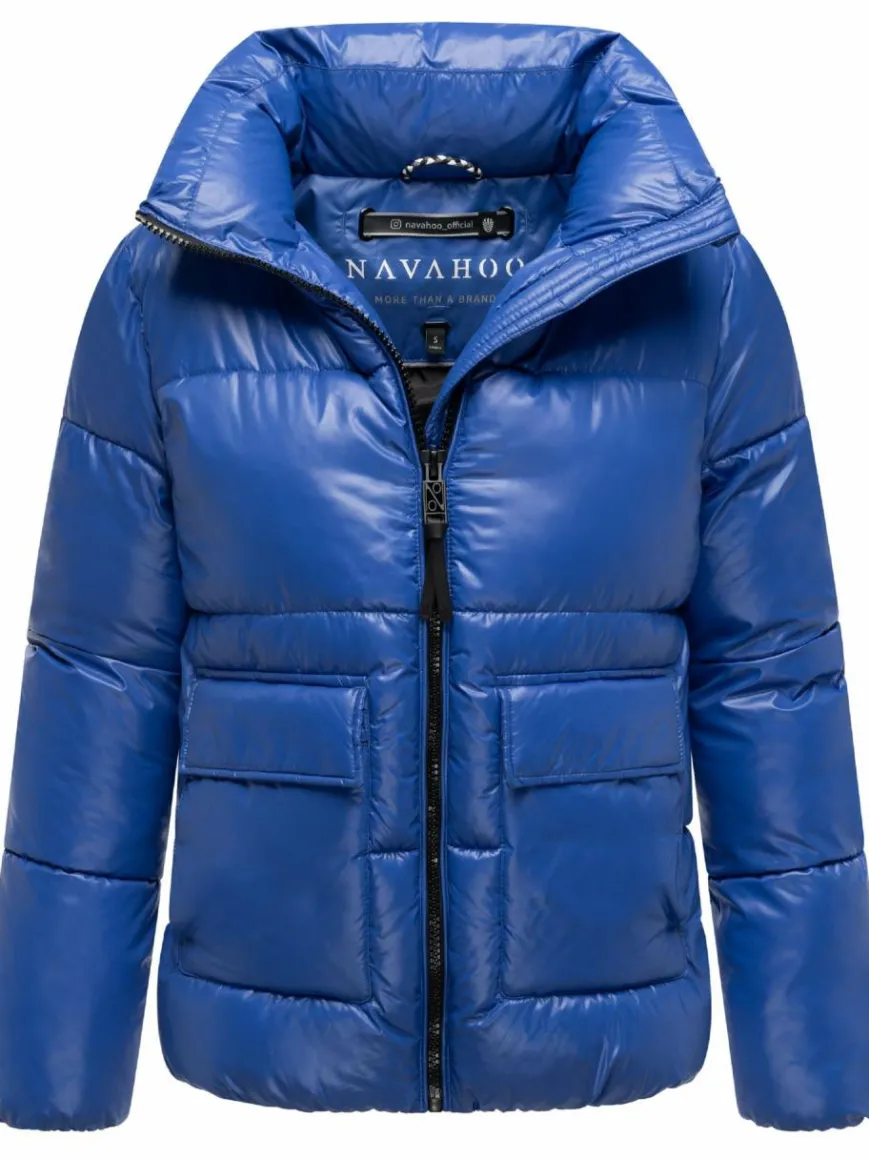 Navahoo Jacken & Westen*Damen Kurzjacke - Eispracht 14 blau uni