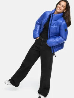 Navahoo Jacken & Westen*Damen Kurzjacke - Eispracht 14 blau uni