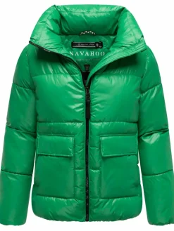 Navahoo Jacken & Westen*Damen Kurzjacke - Eispracht 14 grün uni