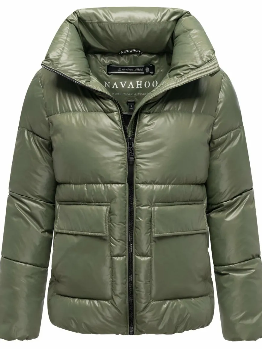 Navahoo Jacken & Westen*Damen Kurzjacke - Eispracht 14 oliv uni