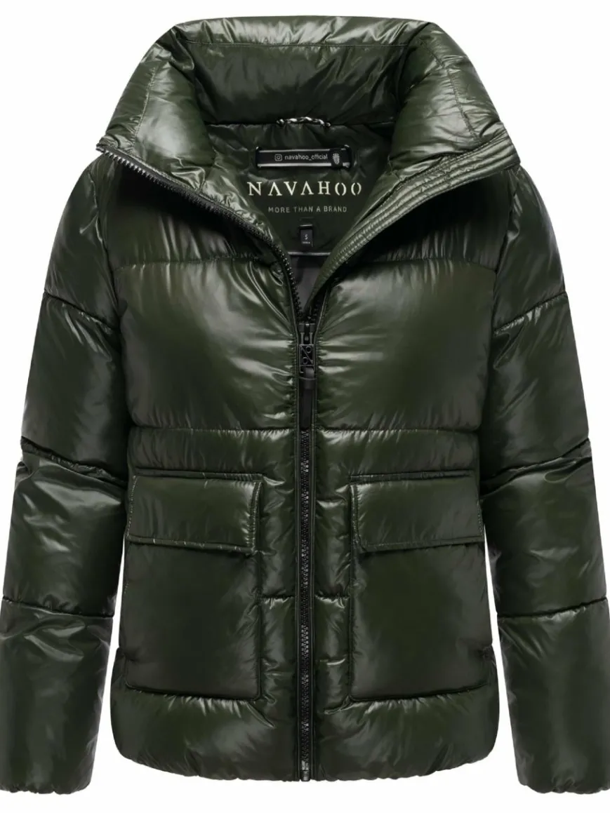 Navahoo Jacken & Westen*Damen Kurzjacke - Eispracht 14 oliv uni