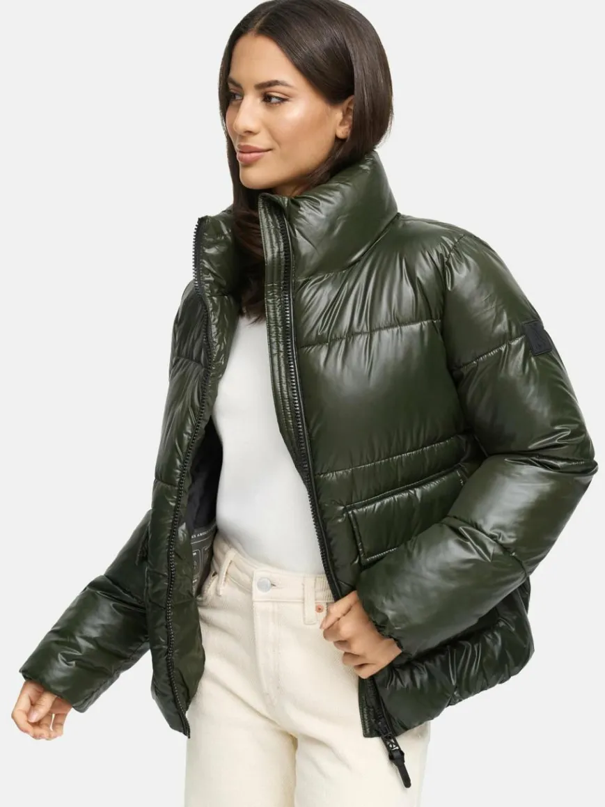 Navahoo Jacken & Westen*Damen Kurzjacke - Eispracht 14 oliv uni