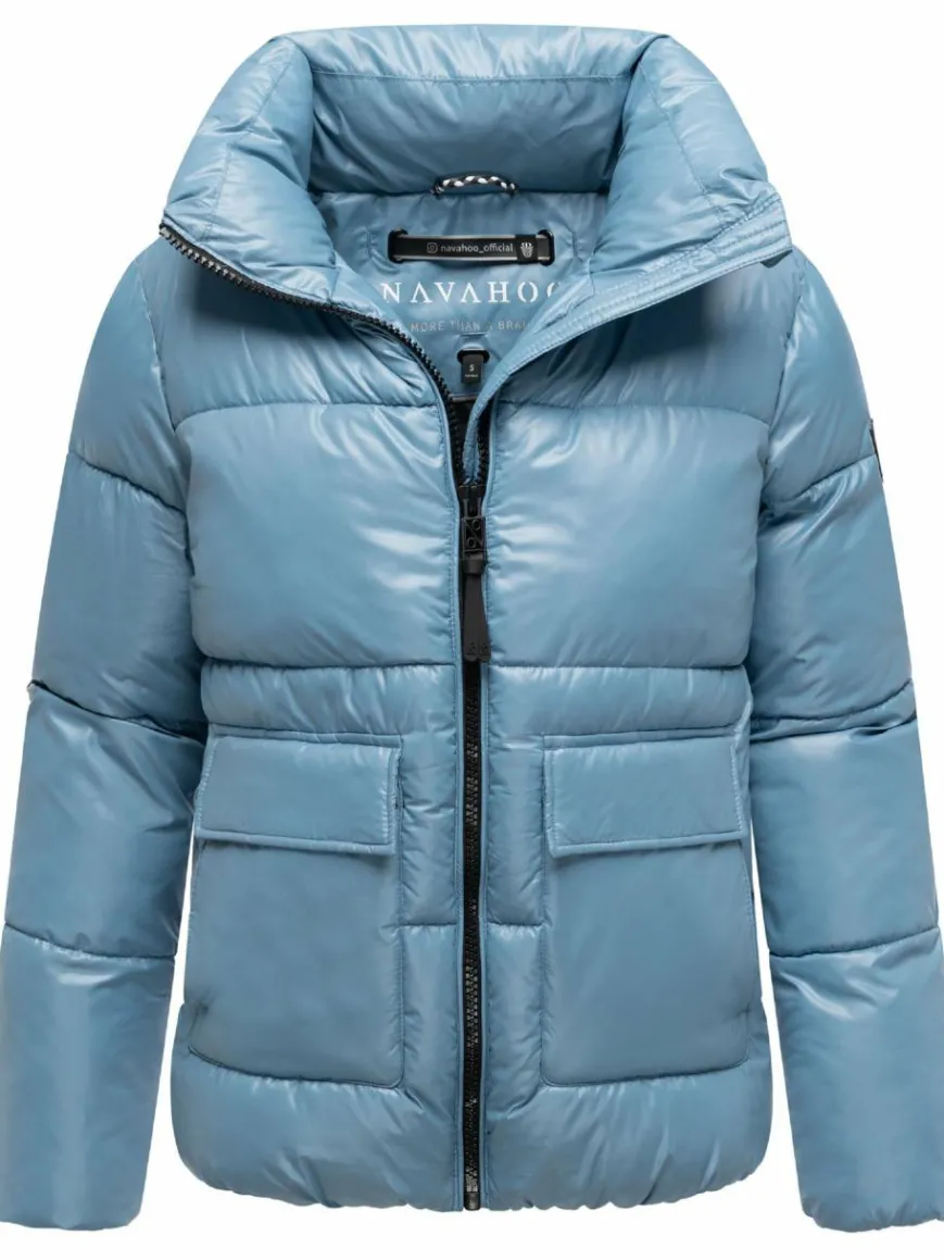 Navahoo Jacken & Westen*Damen Kurzjacke - Eispracht 14 blau uni