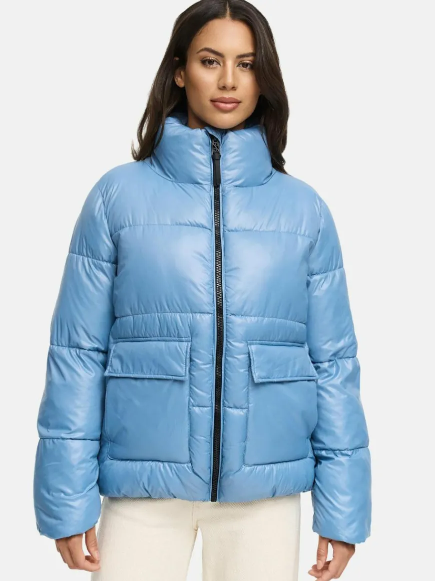 Navahoo Jacken & Westen*Damen Kurzjacke - Eispracht 14 blau uni